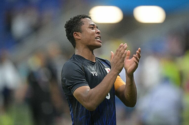 攻守に躍動し、U-23日本代表を牽引したキャプテンの藤田譲瑠チマ。さらなるステップアップやA代表での活躍に期待がかかる ／ photograph by Takuya Kaneko/JMPA