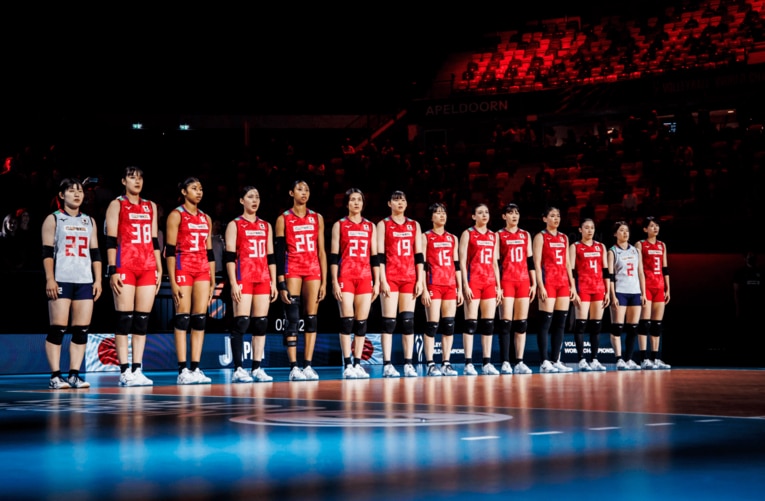 女子バレーボール日本代表　©︎FIVB