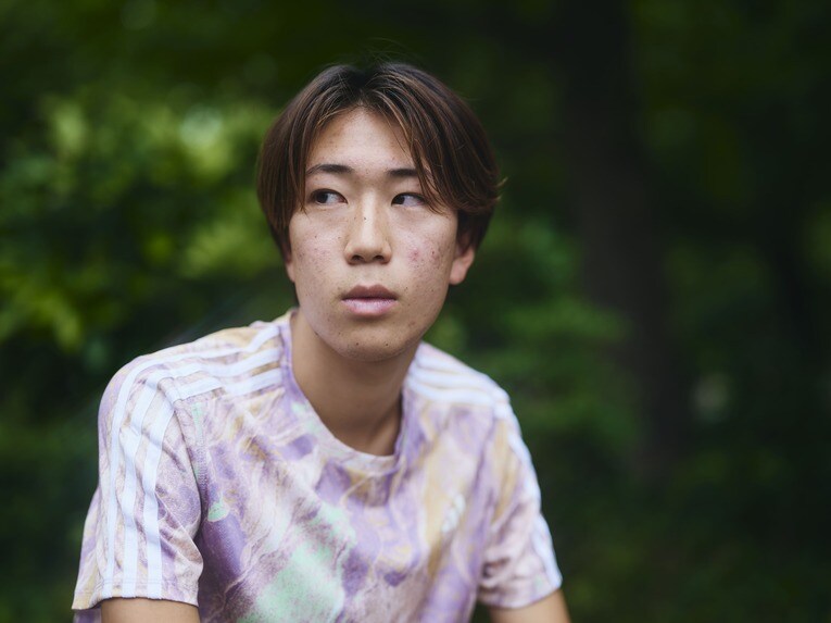 慶應大2年の成沢翔英　©Yuki Suenaga