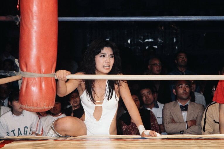 人気が下降気味だった全女でフィーバーを起こした“元祖セクシーパンサー”ミミ萩原　©AFLO