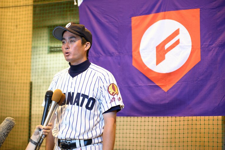 大船渡監督時代の國保陽平氏 ©Asami Enomoto