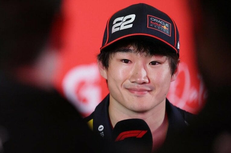 ついにレッドブルのシートを失うことが発表された角田。2021年以来5年間、レギュラードライバーとして戦った ／ photograph by Getty Images / Red Bull Content Pool