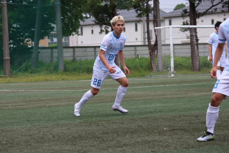 サイドアタッカーとして存在感を発揮する医学部の陶山大晴（3年）©︎Masayuki Sugizono