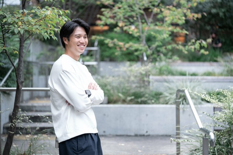 33歳になった谷田。愛嬌がある笑顔は大学時代から変わらない　©Shiro Miyake