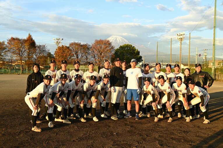 22年12月の富士高校の練習　©Naoya Sanuki