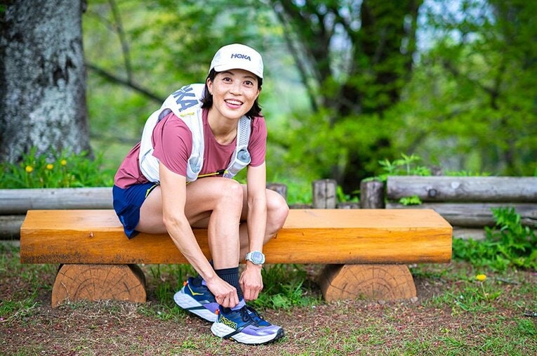 運動生理学を修士課程で学んでプロトレイルランナーに。宮﨑喜美乃はデータとシューズを駆使して世界のトップを目指す(1) ／ photograph by Takuya Sugiyama