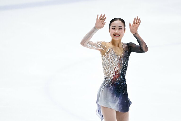 木下グループ杯、島田麻央のSP演技　©️Asami Enomoto
