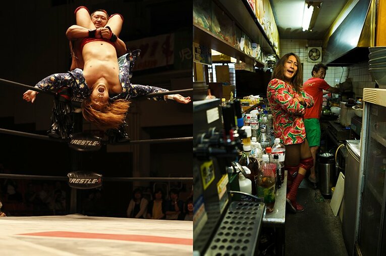 プロレス総選挙2017 黒潮イケメン二郎 試合＆インタビュー（NumberPLUS 2017.08） ／ photograph by Tadashi Shirasawa