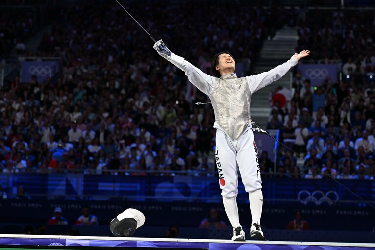 男子フルーレ団体決勝戦　©Naoya Sanuki/JMPA