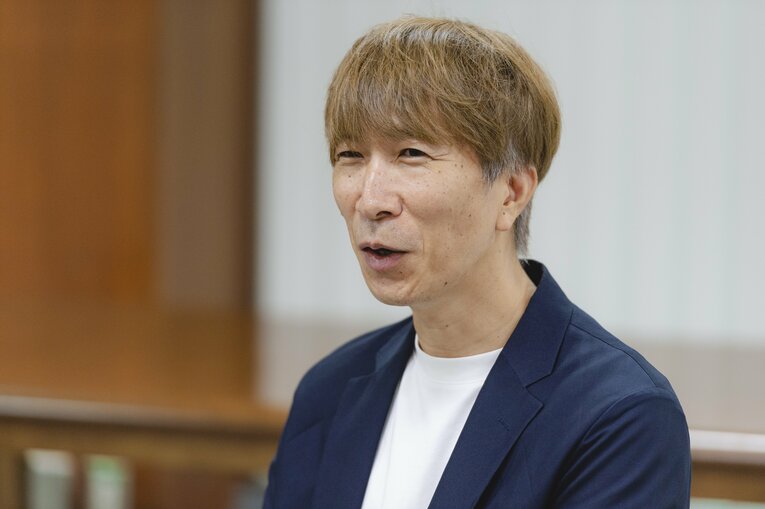 取材前はめちゃくちゃ緊張すると明かす森合氏　©︎Wataru Sato