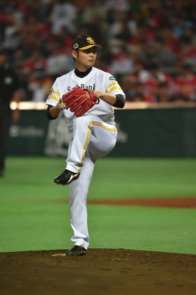 テイクバックの小さい投球フォーム（2014年撮影）　©Hideki Sugiyama