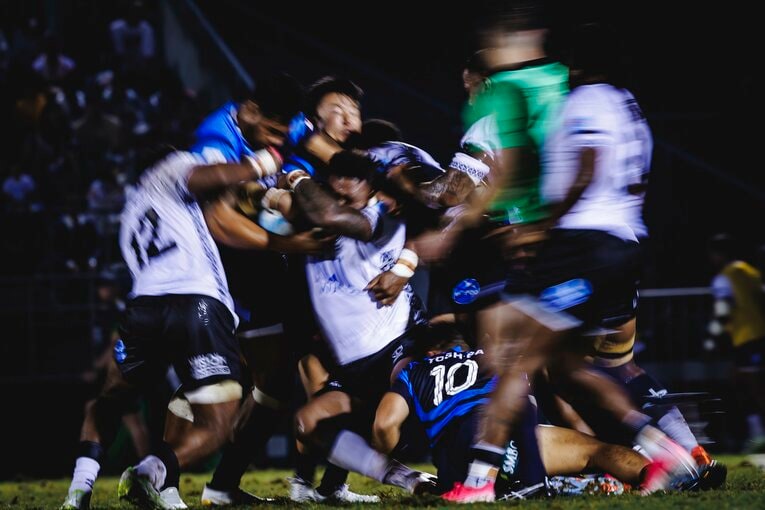 難敵フィジーを相手に劇的な逆転勝利を収めたフィジー戦　©Kiichi Matsumoto
