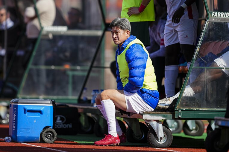 ベンチを温めることが多かったカズ　©Getty Images