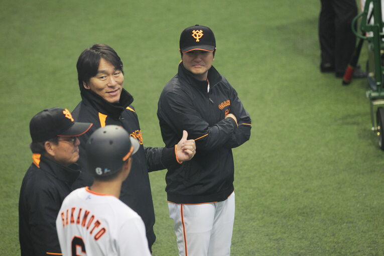 2012年のオールスターで。現役時代の高橋由伸　©Hideki Sugiyama