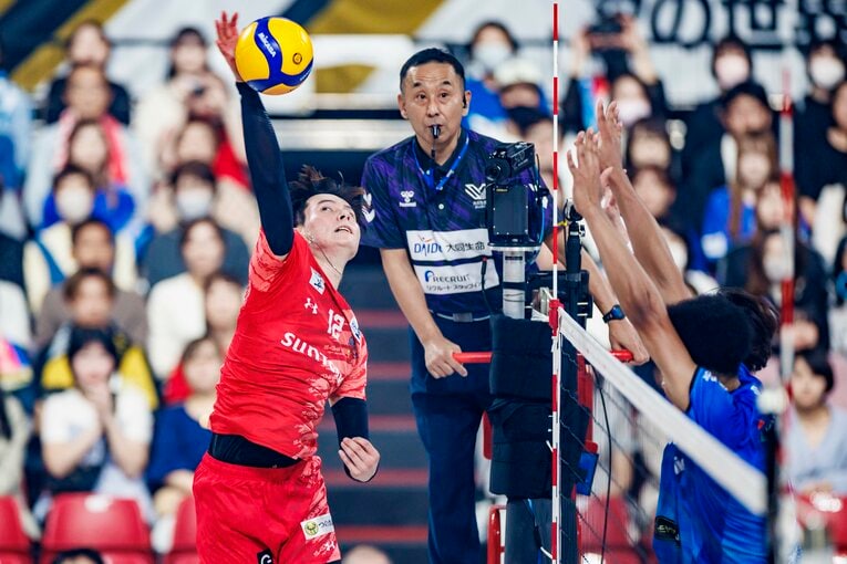 高橋藍（サントリーサンバーズ大阪）　©︎Kiichi Matsumoto