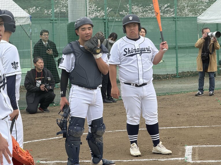 【盛岡白百合学園】野球部の様子　©Yuji Yanagawa