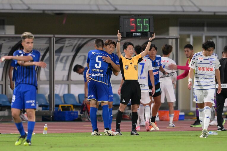 松本大輔（2024年9月8日ルヴァンカップ準陣決勝・新潟戦）©FCMZ