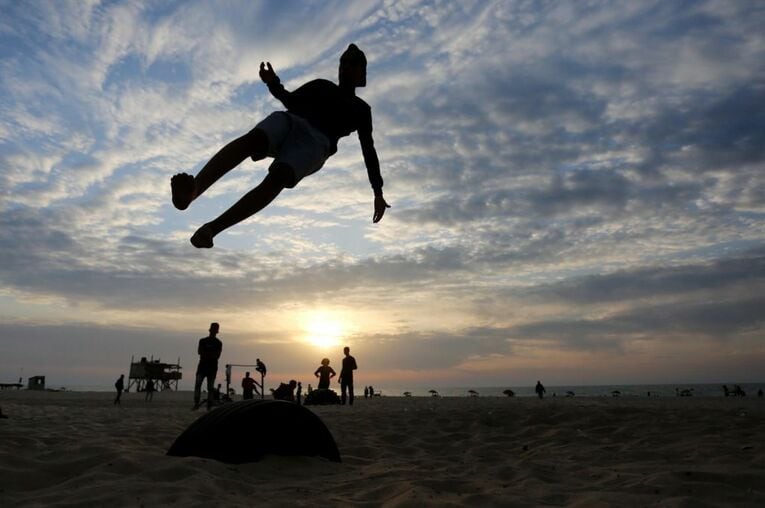パキスタンで練習に励む人　©Getty Images
