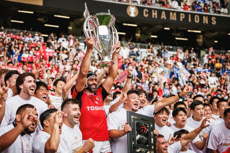 悲願の日本一をつかんだリーチマイケル　©︎Kiichi Matsumoto