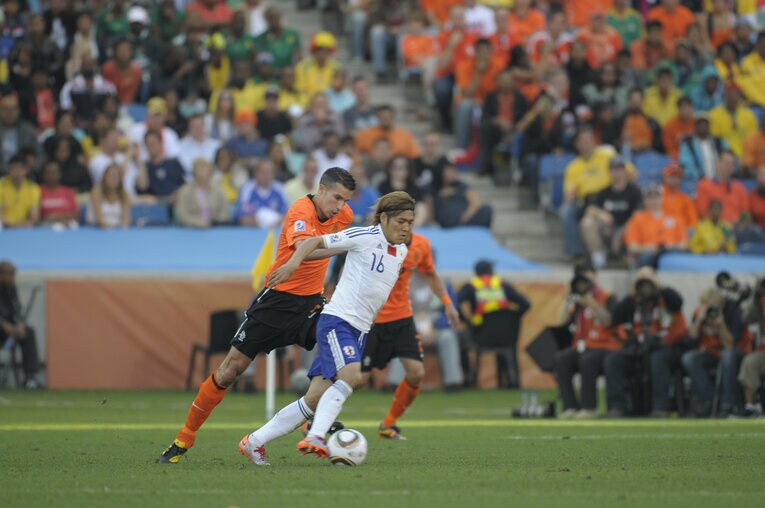 2010年南アフリカW杯　©︎Takuya Sugiyama/JMPA