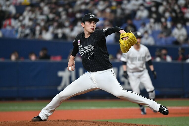 ロッテ時代の佐々木　©BUNGEISHUNJU