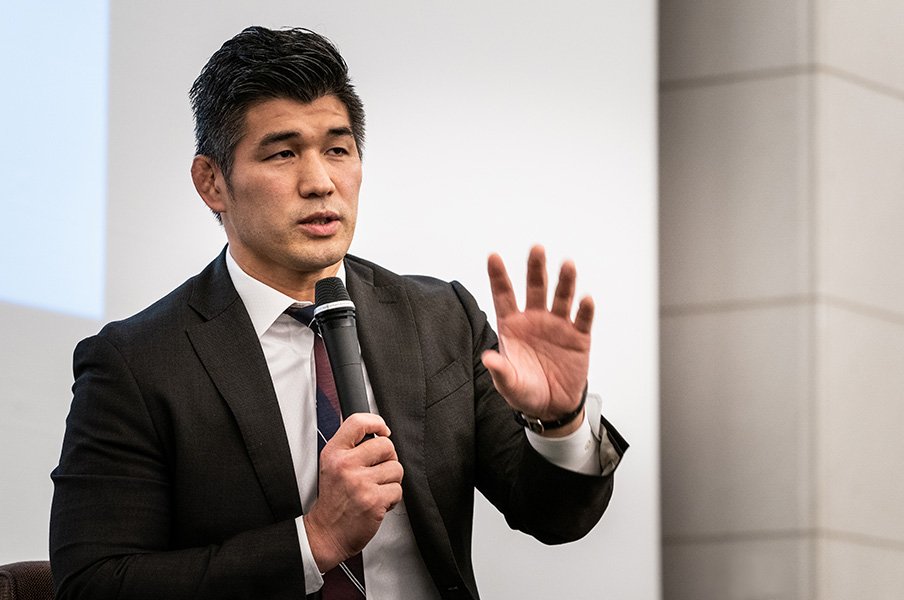 <みずほフィナンシャルグループ Jump to 2020>井上康生「日本男子柔道の決意」<Number Web> photograph by Shiro Miyake
