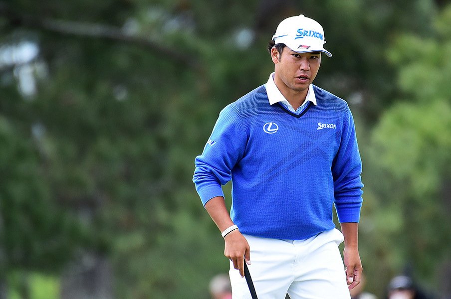 松山英樹よ、まだチャンスはある。苦しんだマスターズ初日と応援者。<Number Web> photograph by Getty Images