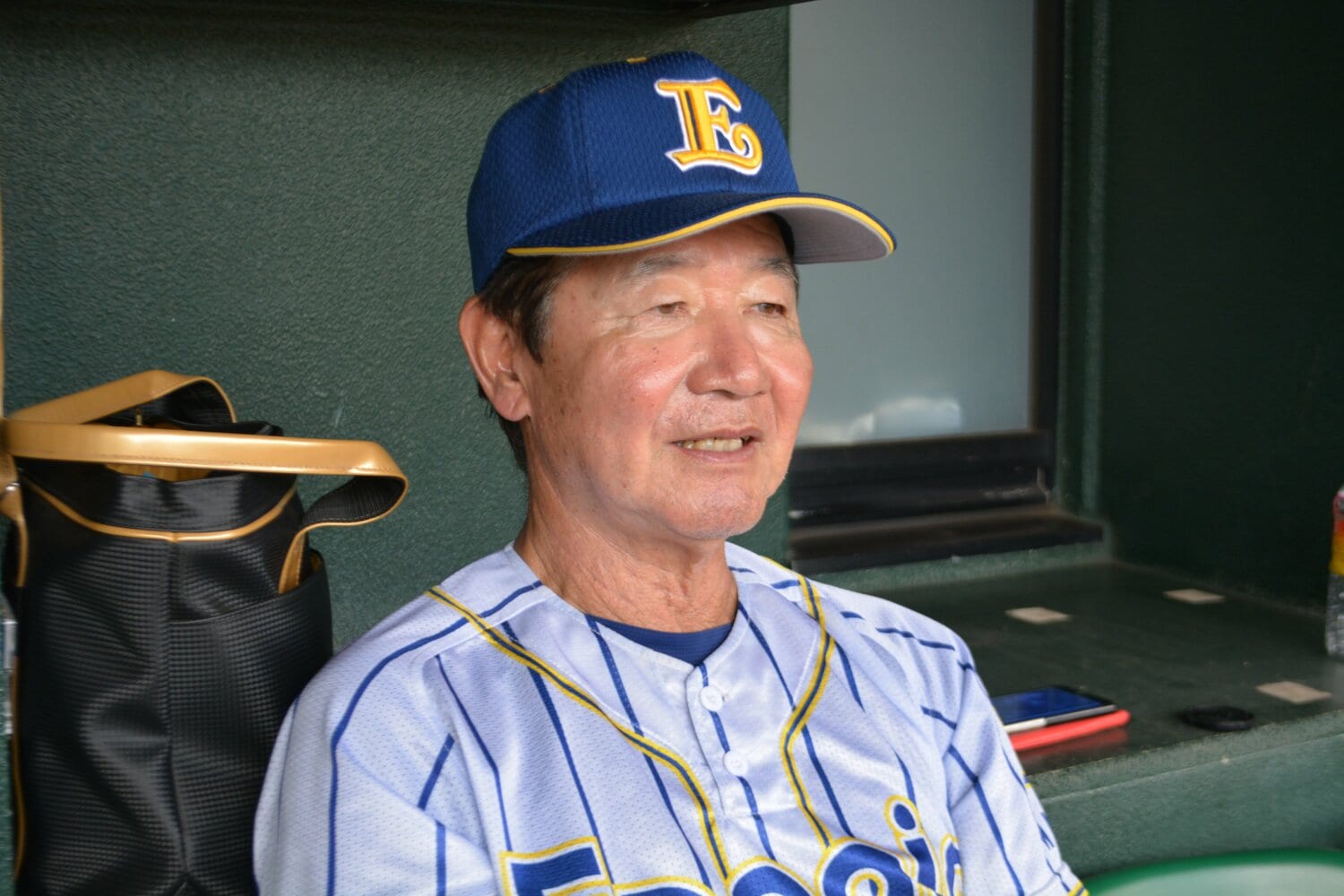 エナジックの神谷嘉宗監督。春夏連続出場は叶わなかった　©Takarin Matsunaga
