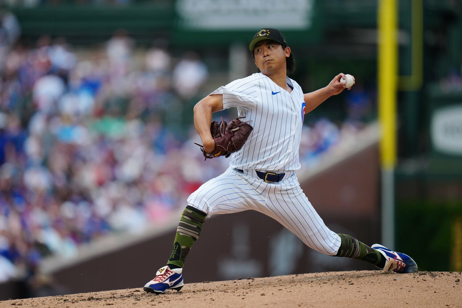 現地時間18日のパレーツ戦で7回4安打無失点の好投をみせた今永　©︎Getty Images