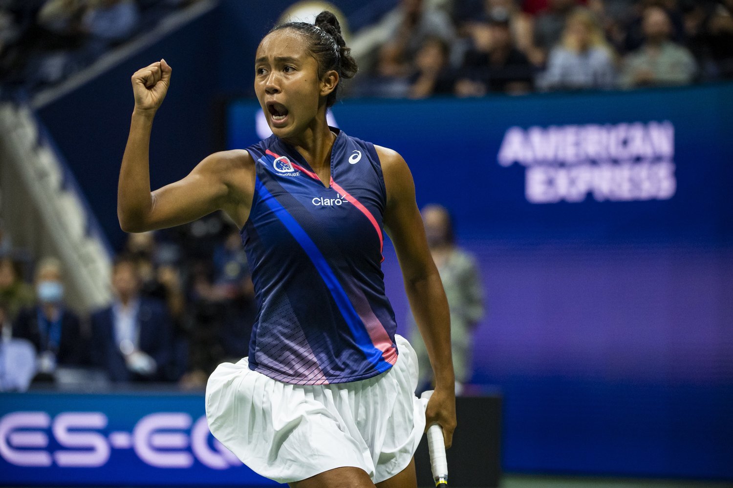 大坂を破った18歳の新鋭フェルナンデス。強気の姿勢が下克上を引き寄せた　©Getty Images