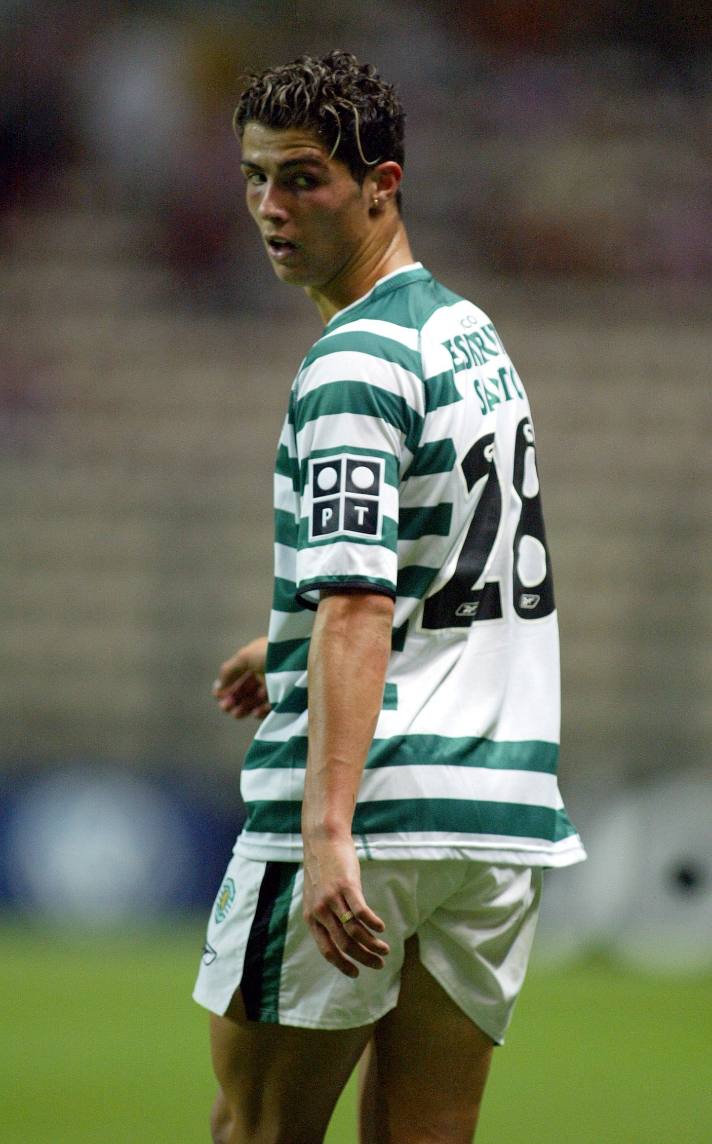 スポルティング時代のクリスティアーノ・ロナウド　　©️Global Imagens/AFLO