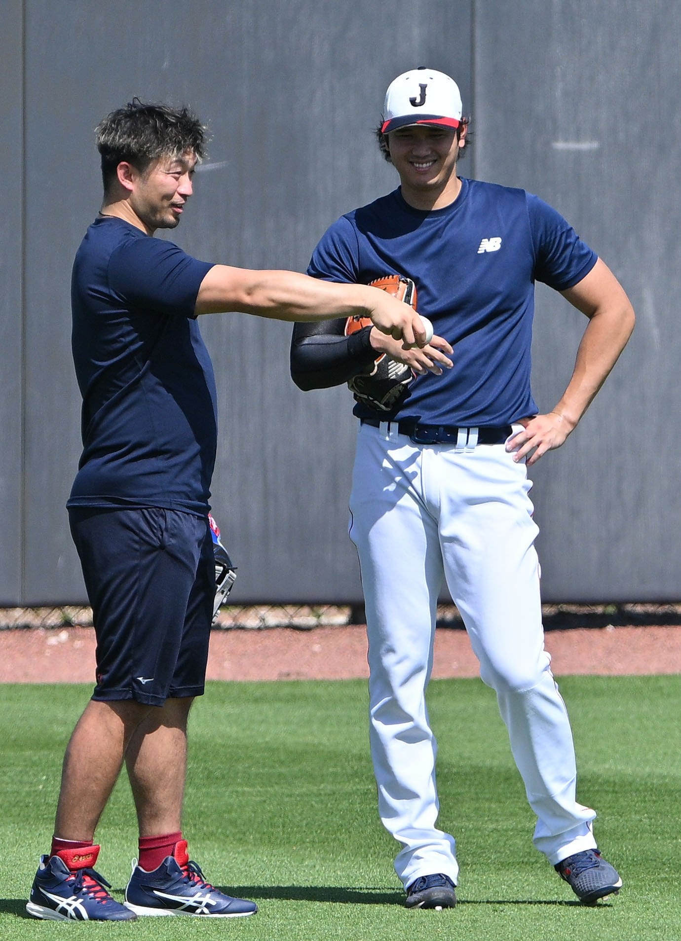 マイアミに渡った際の鈴木誠也と大谷 ©JIJI PRESS