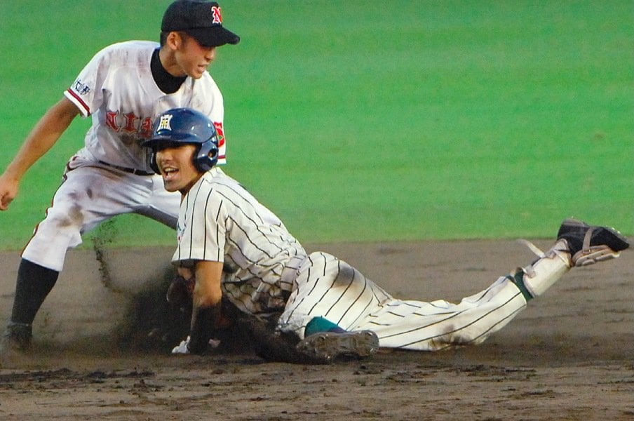 開星時代の梶谷隆幸©JIJI PRESS