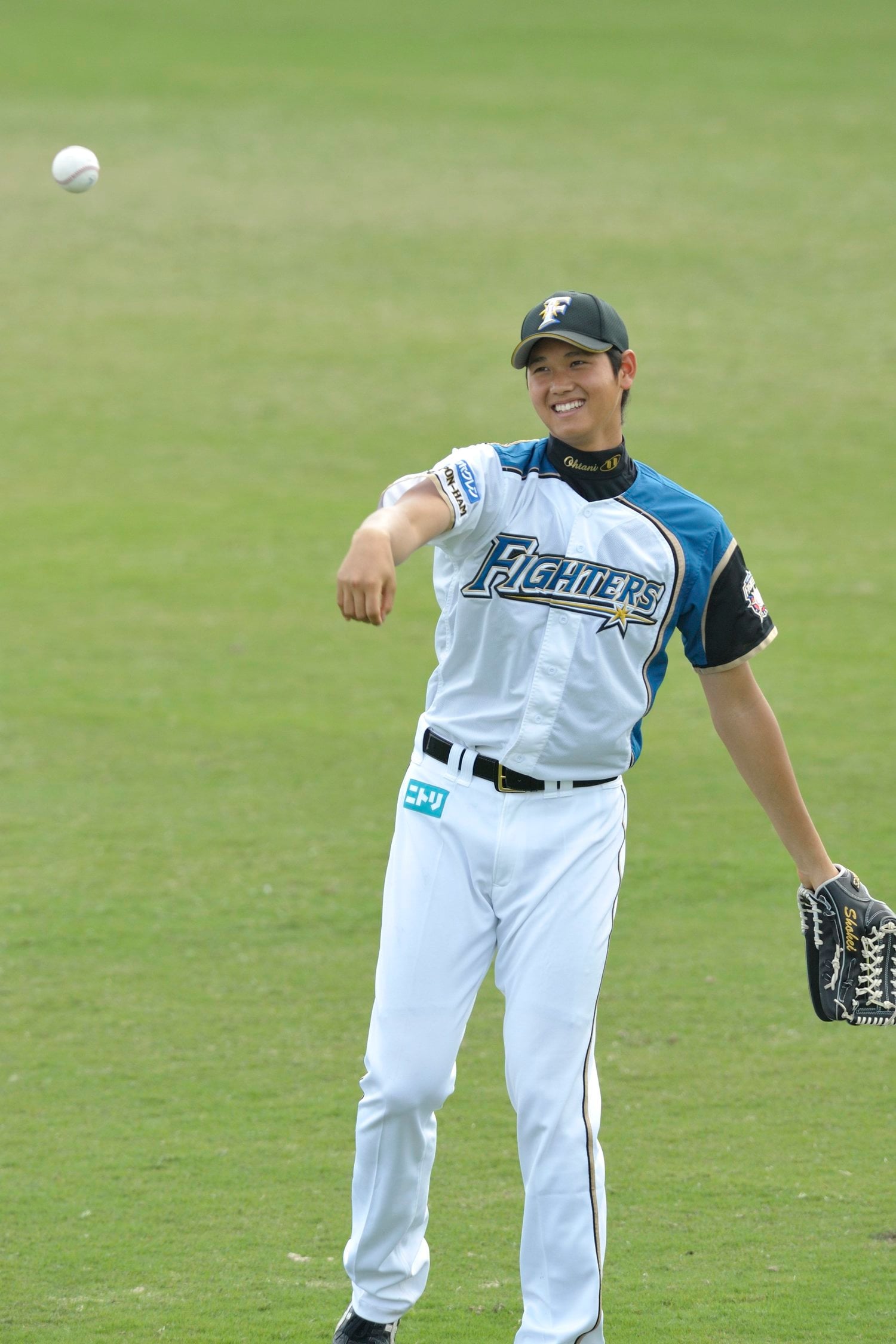 2013年、笑顔の大谷　©Takashi Hosoda