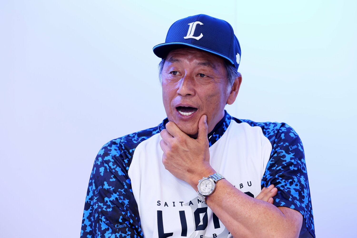 短期的な結果にとらわれがちな報道には苦言を呈した渡辺GM　©Shigeki Yamamoto