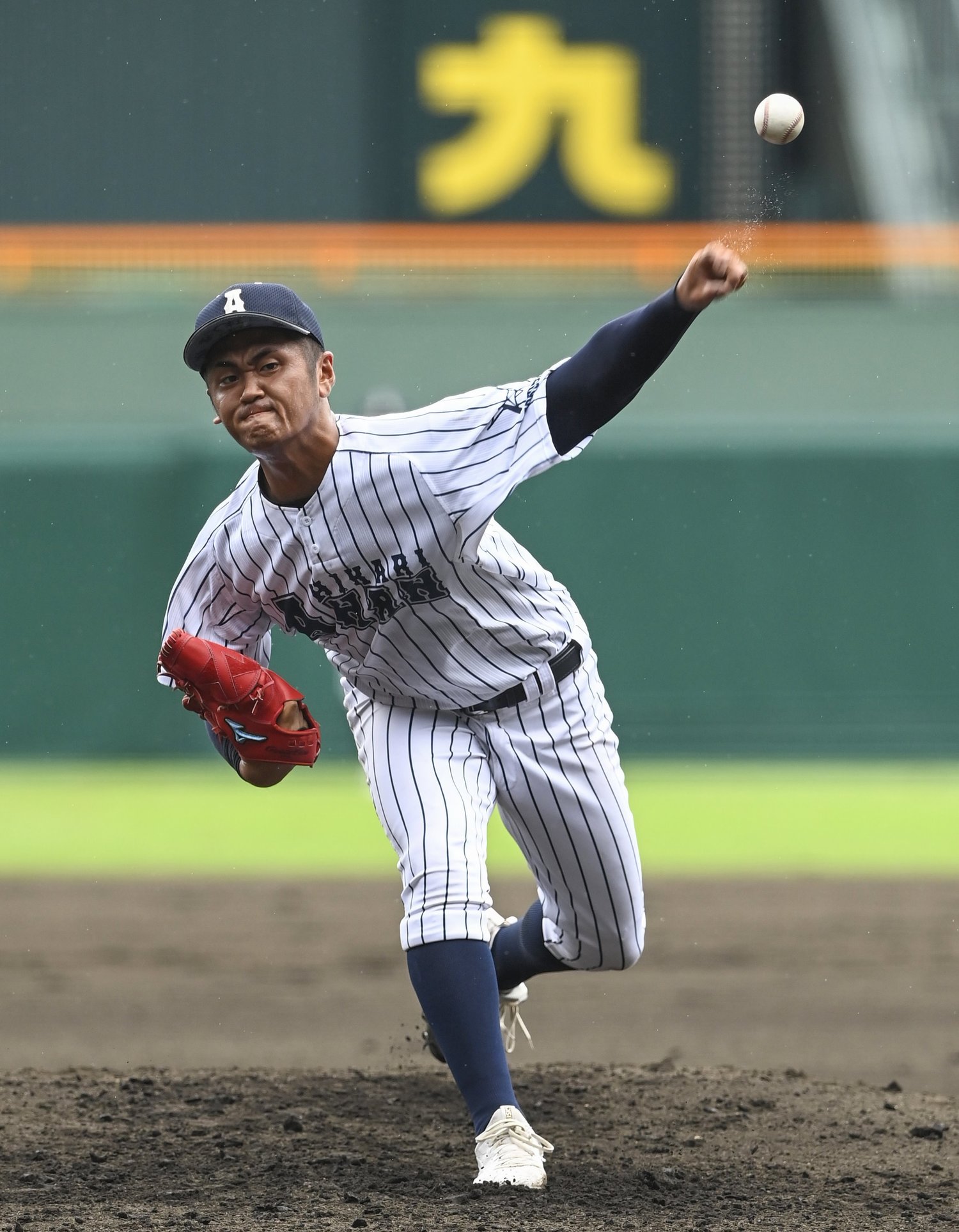 森山の成長、そして投手陣全体の底上げが阿南光にとって今後のテーマとなるはず ©Kyodo News