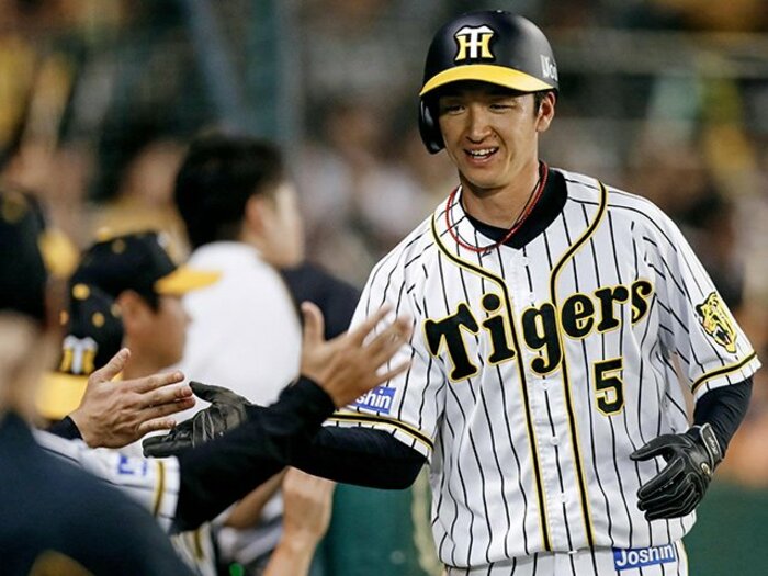 DeNA対阪神、今季は8勝16敗1分。CSのカギを握るのは“1番戦争”。＜Number Web＞ photograph by Kyodo News