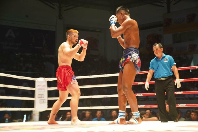 グローブなしで戦っていると…　写真は本人提供