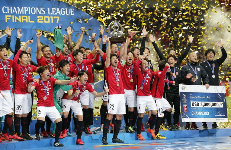 2017年のACL制覇　©JIJI PRESS