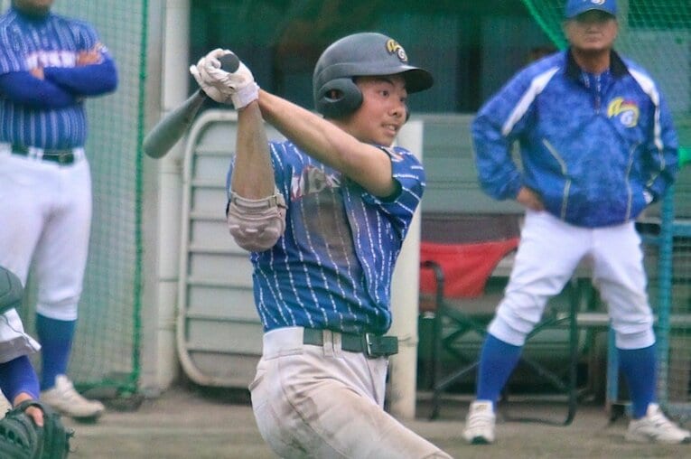 台湾からの留学生で、強豪の明秀日立（茨城）で活躍した李玟勳。この春から東京大学に入学した　©Yu Takagi