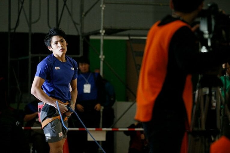 観客から声援が多かった楢﨑智亜は準優勝に終わった。