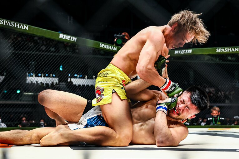 2022年4月26日、『RIZIN TRIGGER 3rd』で摩嶋一整と対戦　©RIZIN FF Susumu Nagao