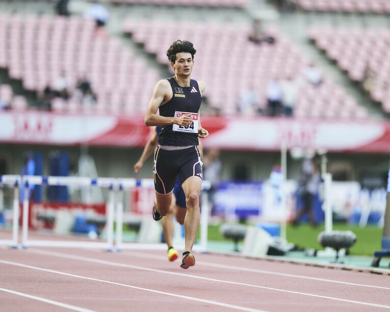 予選での走り。春のGPシリーズと併せて様々な走りを試行錯誤してきた　©Yuki Suenaga