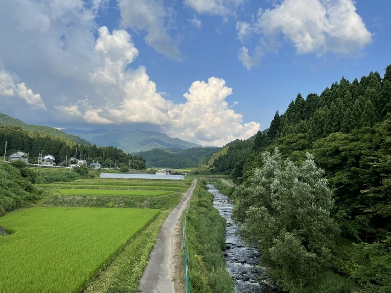 山口茜の故郷・勝山の風景（2021年）