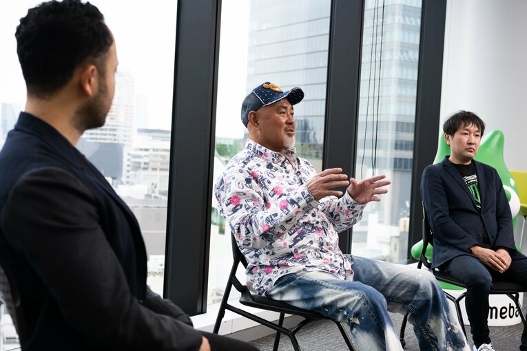 武田氏（右）、山内氏（左）との会食が入団のきっかけの1つになったという