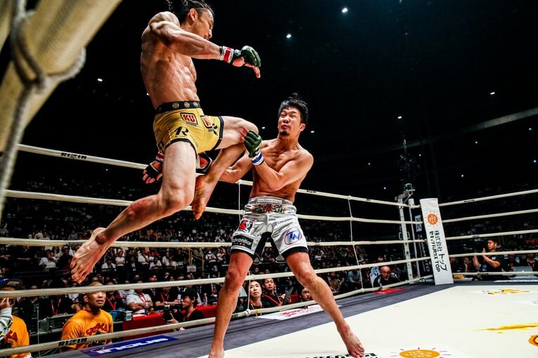 『RIZIN.17』朝倉未来vs.矢地祐介　©RIZIN FF Susumu Nagao