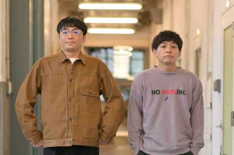 結成8年で2回目のM-1決勝だったさや香。石井（ボケ担当、写真右）と新山（ツッコミ・ネタ作り担当） ／ photograph by Hideki Sugiyama