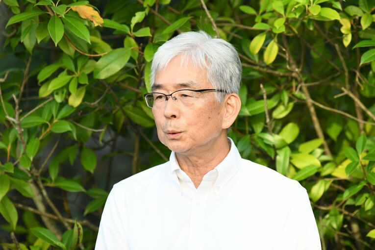 直前までバスケ部顧問だった…瀧口貴夫新部長　©Kota Inoue