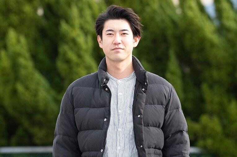 2022年シーズン終了後、高卒わずか3年の20歳でプロ野球引退を決断した元DeNA・田部隼人さん。初めて語る「その後」 ／ photograph by Kota Inoue