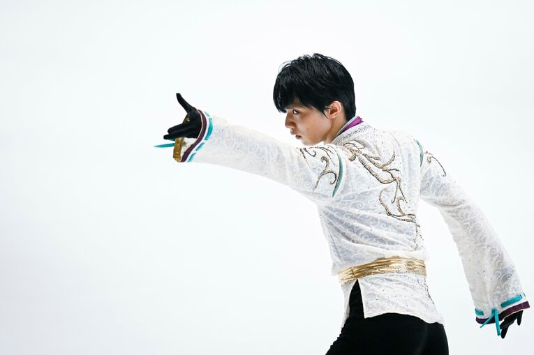 こちらも“伝説”のプログラム、平昌五輪で2連覇達成時のフリー『SEMEI』　©Asami Enomoto